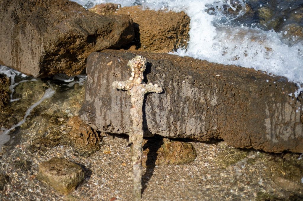 A 900-Year-Old Crusader Sword Was Found On the Coast of Israel
